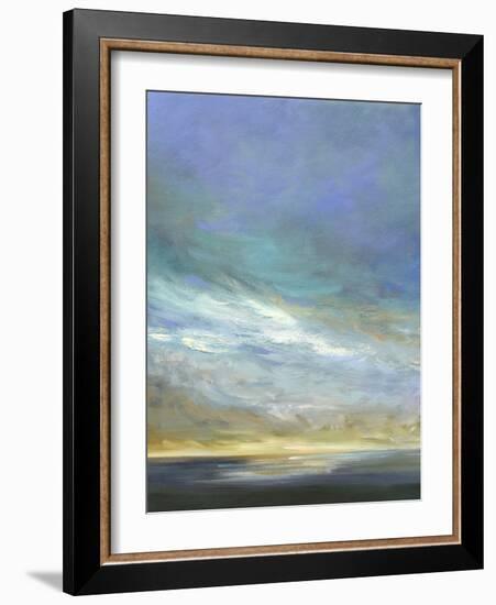 Coastal Clouds Triptych II-Sheila Finch-Framed Art Print