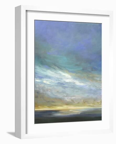 Coastal Clouds Triptych II-Sheila Finch-Framed Art Print