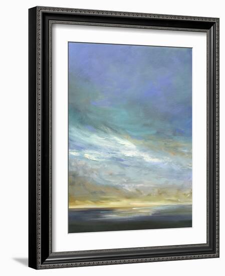 Coastal Clouds Triptych II-Sheila Finch-Framed Art Print