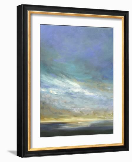 Coastal Clouds Triptych II-Sheila Finch-Framed Art Print