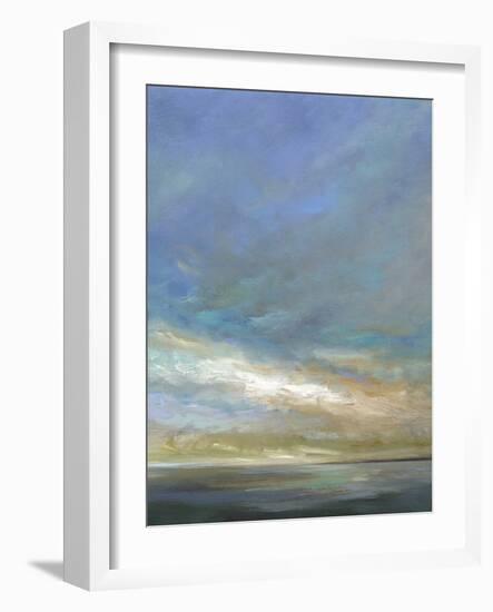 Coastal Clouds Triptych III-Sheila Finch-Framed Art Print