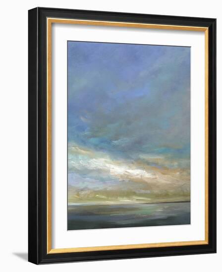 Coastal Clouds Triptych III-Sheila Finch-Framed Art Print