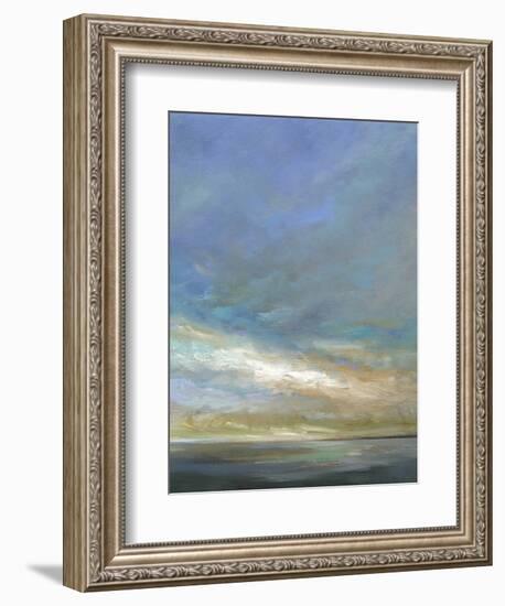 Coastal Clouds Triptych III-Sheila Finch-Framed Art Print