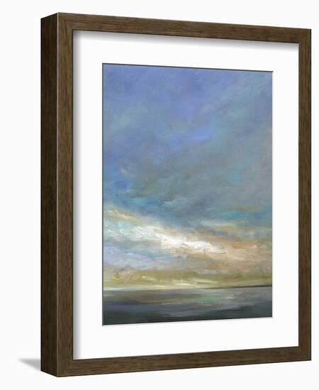 Coastal Clouds Triptych III-Sheila Finch-Framed Art Print