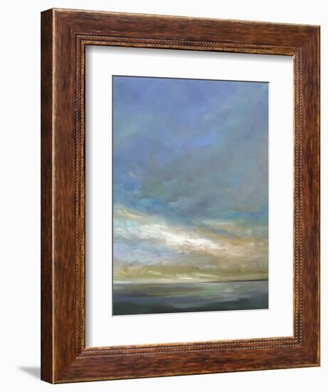 Coastal Clouds Triptych III-Sheila Finch-Framed Art Print