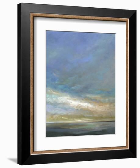 Coastal Clouds Triptych III-Sheila Finch-Framed Art Print