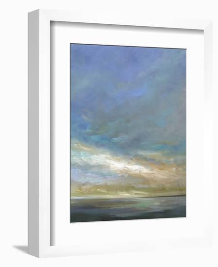 Coastal Clouds Triptych III-Sheila Finch-Framed Art Print