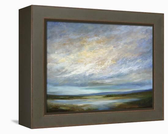 Coastal Clouds VI-Sheila Finch-Framed Stretched Canvas