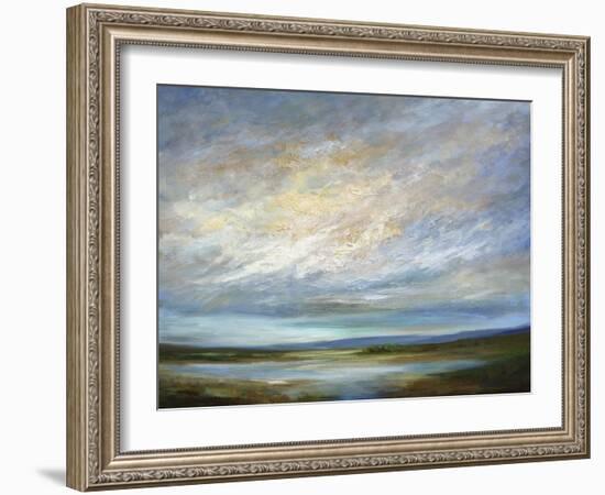 Coastal Clouds VI-Sheila Finch-Framed Art Print