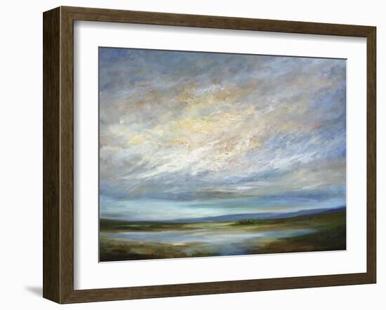 Coastal Clouds VI-Sheila Finch-Framed Art Print