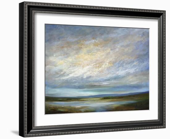 Coastal Clouds VI-Sheila Finch-Framed Art Print