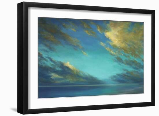 Coastal Cloudscape-Sheila Finch-Framed Art Print