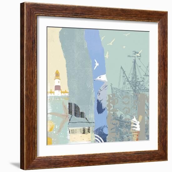 Coastal Collage - Soar-Ken Hurd-Framed Giclee Print