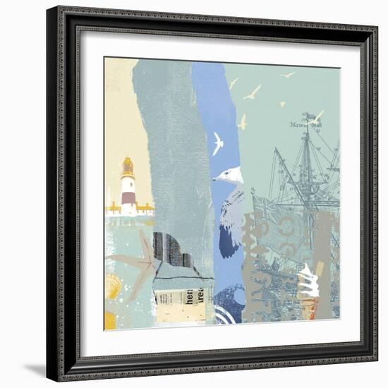 Coastal Collage - Soar-Ken Hurd-Framed Giclee Print