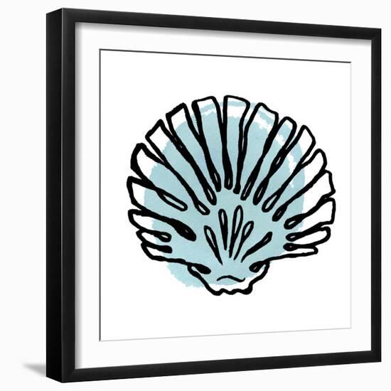 Coastal Contours I-Elizabeth Medley-Framed Art Print