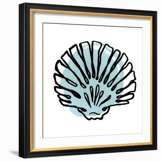 Coastal Contours I-Elizabeth Medley-Framed Art Print