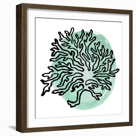 Coastal Contours IV-Elizabeth Medley-Framed Art Print