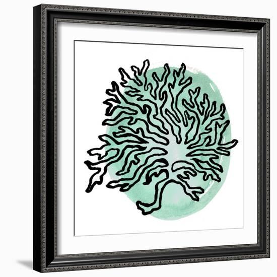 Coastal Contours IV-Elizabeth Medley-Framed Art Print