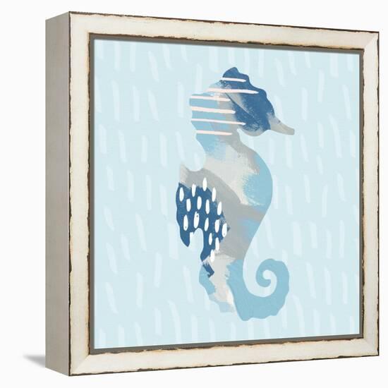 Coastal Cool I-Moira Hershey-Framed Stretched Canvas