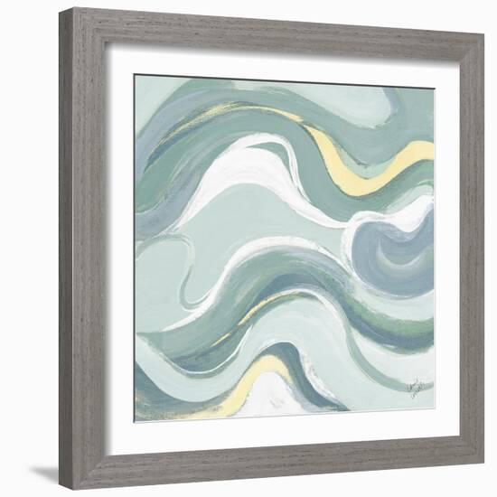 Coastal Curvilinear I-Lanie Loreth-Framed Art Print