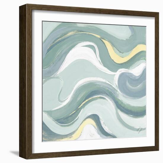 Coastal Curvilinear I-Lanie Loreth-Framed Art Print