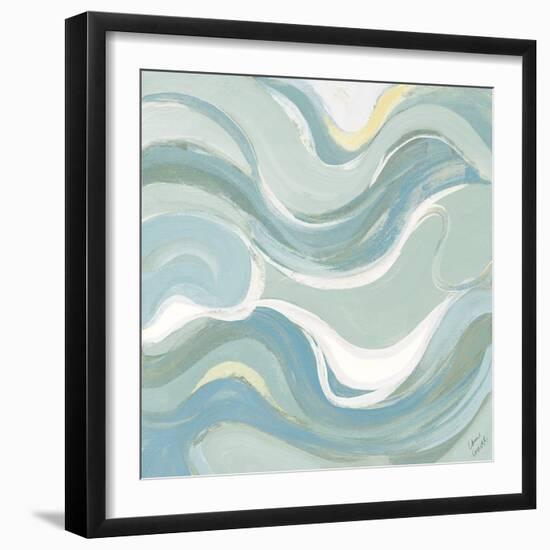 Coastal Curvilinear II-Lanie Loreth-Framed Art Print