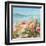 Coastal Dahlias II-Danhui Nai-Framed Art Print