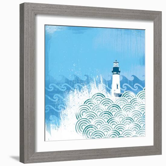 Coastal Days I-Ken Hurd-Framed Giclee Print