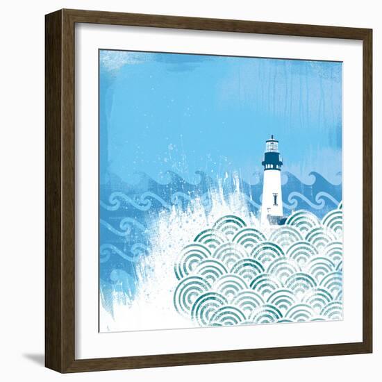 Coastal Days I-Ken Hurd-Framed Giclee Print