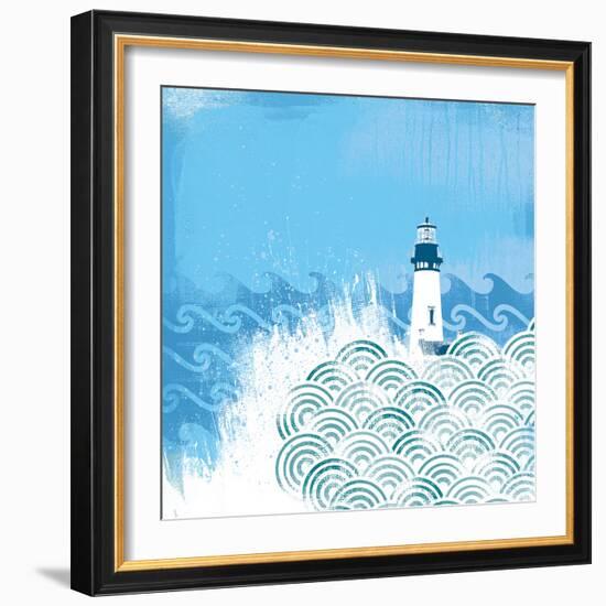 Coastal Days I-Ken Hurd-Framed Giclee Print