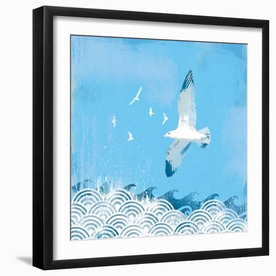 Coastal Days II-Ken Hurd-Framed Giclee Print