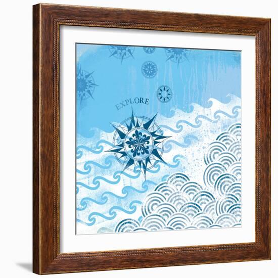 Coastal Days III-Ken Hurd-Framed Giclee Print