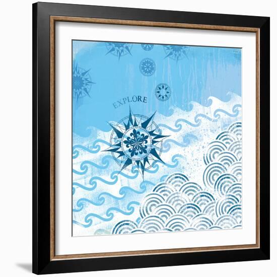 Coastal Days III-Ken Hurd-Framed Giclee Print