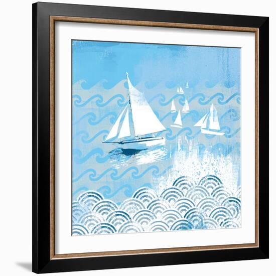 Coastal Days IV-Ken Hurd-Framed Giclee Print