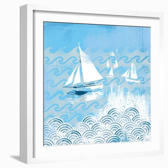 Coastal Days IV-Ken Hurd-Framed Giclee Print