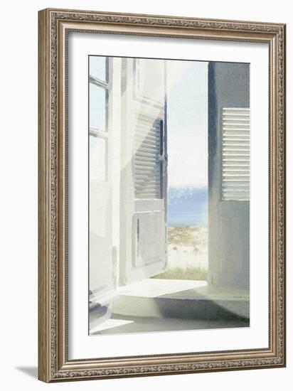 Coastal Doorway II-Noah Bay-Framed Art Print