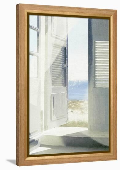 Coastal Doorway II-Noah Bay-Framed Stretched Canvas