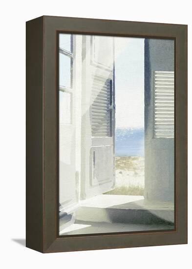 Coastal Doorway II-Noah Bay-Framed Stretched Canvas