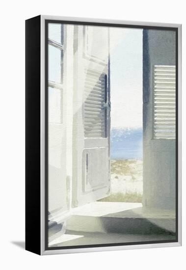 Coastal Doorway II-Noah Bay-Framed Stretched Canvas
