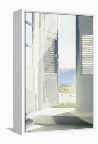 Coastal Doorway II-Noah Bay-Framed Stretched Canvas