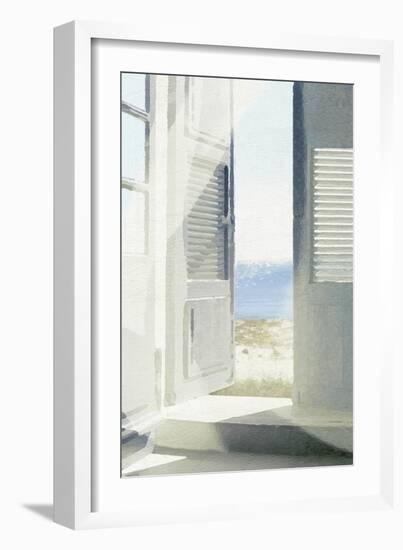 Coastal Doorway II-Noah Bay-Framed Premium Giclee Print