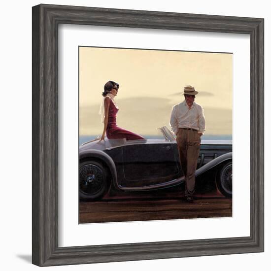 Coastal Drive-Brent Lynch-Framed Art Print