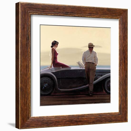 Coastal Drive-Brent Lynch-Framed Art Print