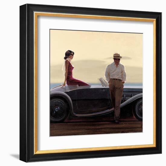 Coastal Drive-Brent Lynch-Framed Art Print