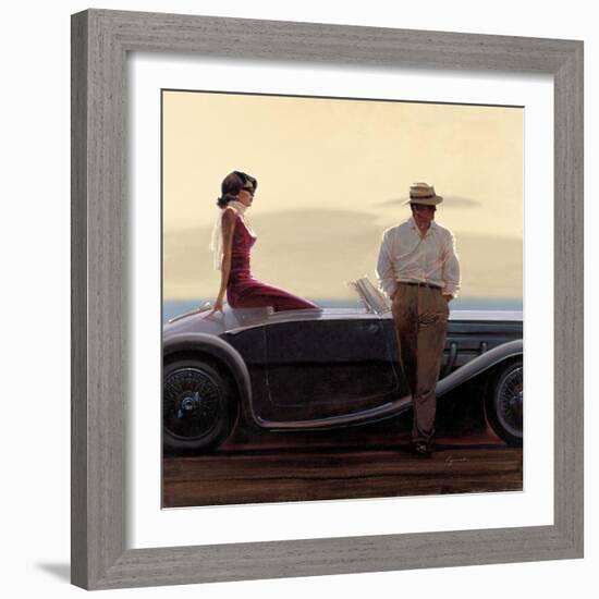 Coastal Drive-Brent Lynch-Framed Art Print