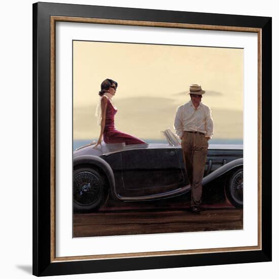 Coastal Drive-Brent Lynch-Framed Art Print