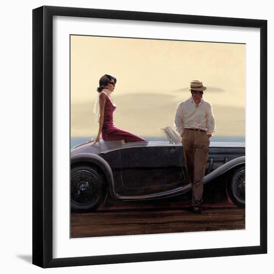 Coastal Drive-Brent Lynch-Framed Art Print