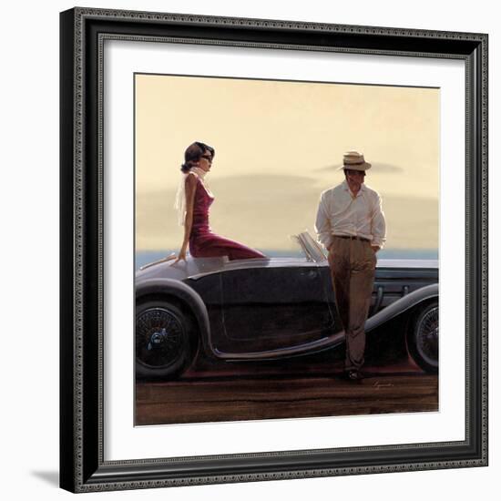 Coastal Drive-Brent Lynch-Framed Art Print