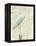 Coastal Egret I v2 no Aqua-Sue Schlabach-Framed Stretched Canvas