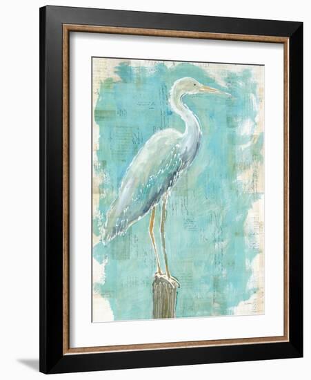Coastal Egret I V2-Sue Schlabach-Framed Art Print